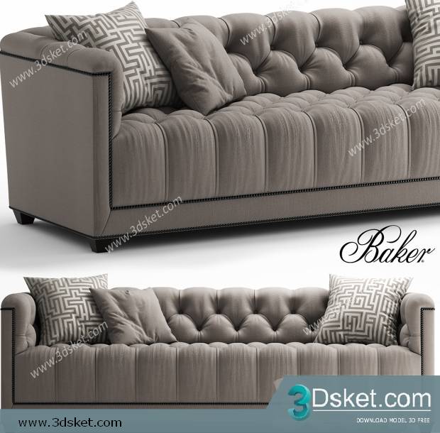3D Model Sofa Free Download 0600