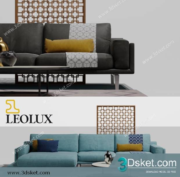 3D Model Sofa Free Download 0601