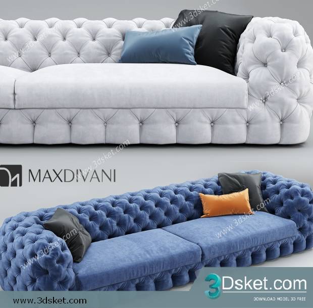3D Model Sofa Free Download 0603