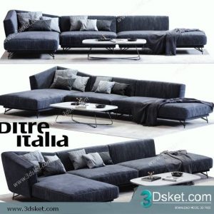 3D Model Sofa Free Download 0614