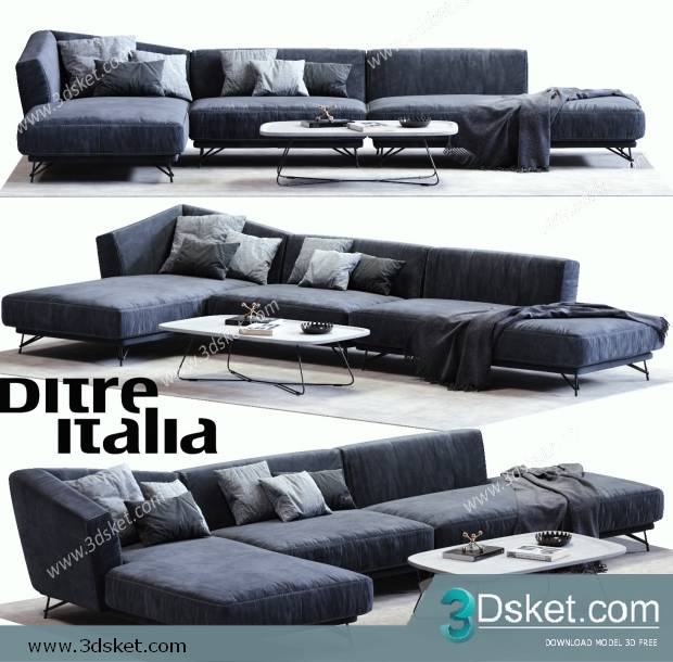 3D Model Sofa Free Download 0614