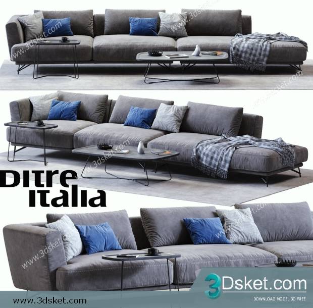 3D Model Sofa Free Download 0615