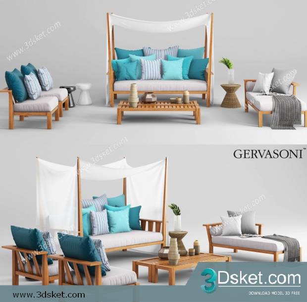 3D Model Sofa Free Download 0618