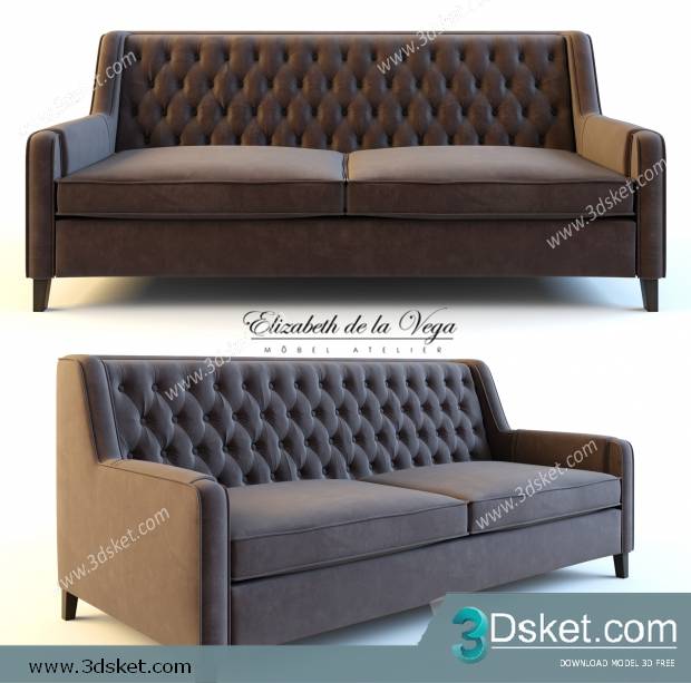 3D Model Sofa Free Download 0625