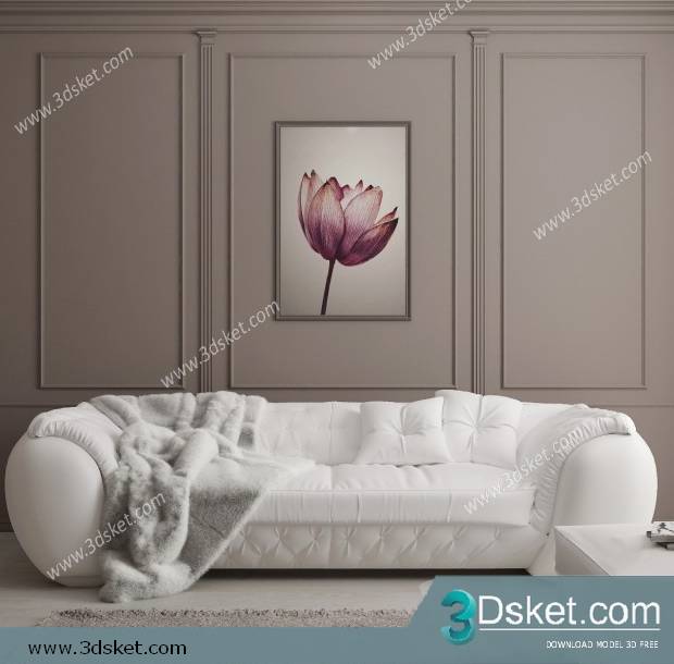 3D Model Sofa Free Download 0627
