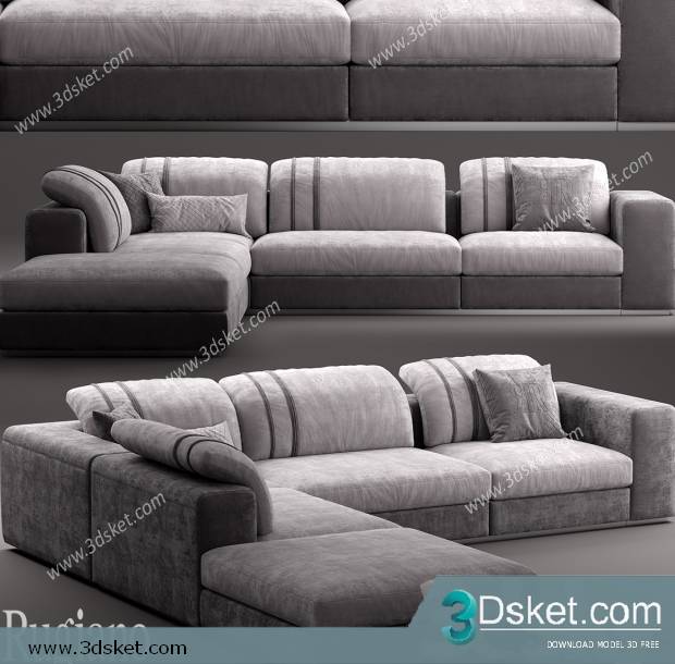 3D Model Sofa Free Download 0634