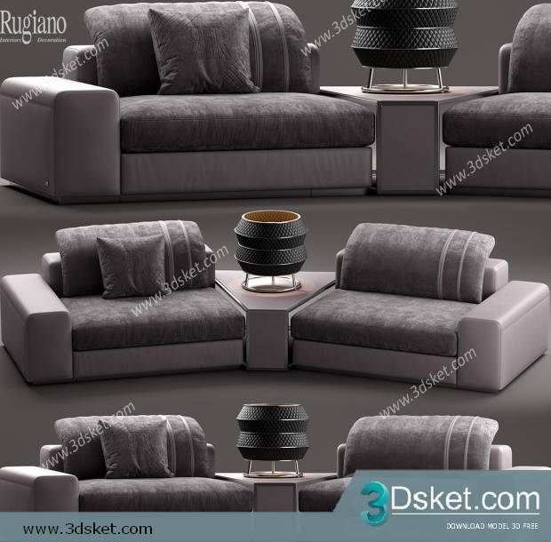 3D Model Sofa Free Download 0635