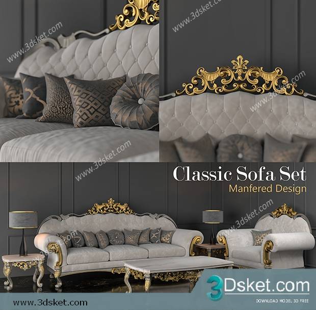 3D Model Sofa Free Download 0638