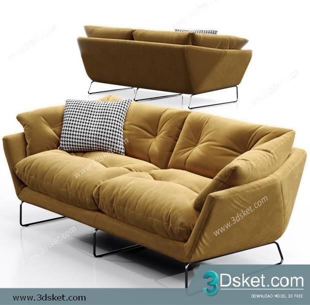 3D Model Sofa Free Download 0640