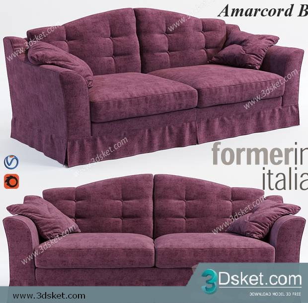 3D Model Sofa Free Download 0642