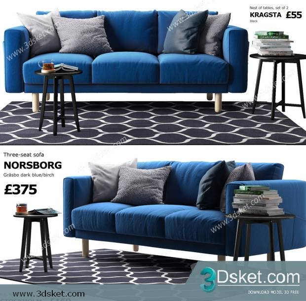 3D Model Sofa Free Download 0648