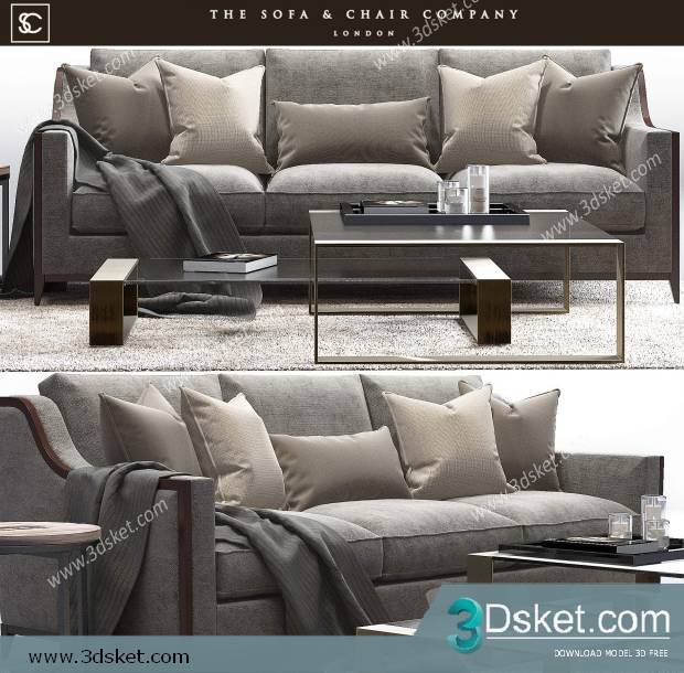 3D Model Sofa Free Download 0651