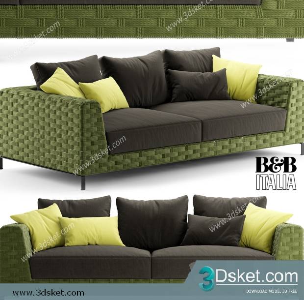 3D Model Sofa Free Download 0654