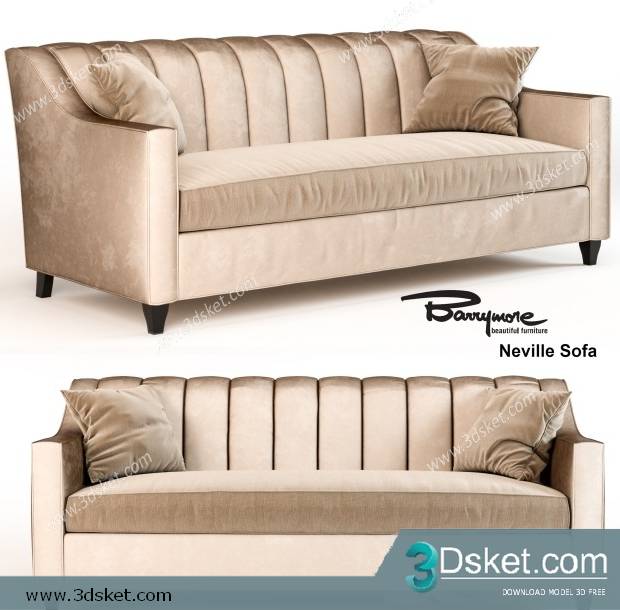 3D Model Sofa Free Download 0655
