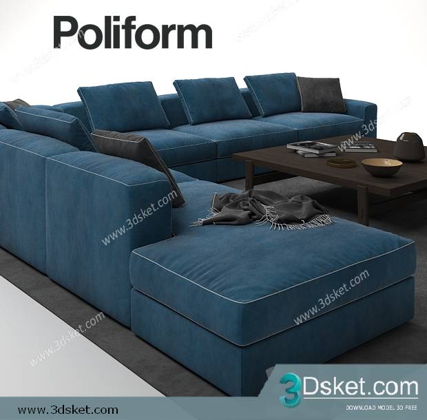 3D Model Sofa Free Download 0657