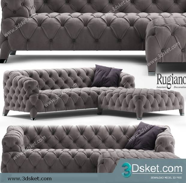 3D Model Sofa Free Download 0658