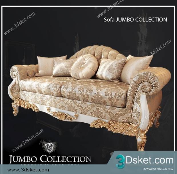 3D Model Sofa Free Download 0661
