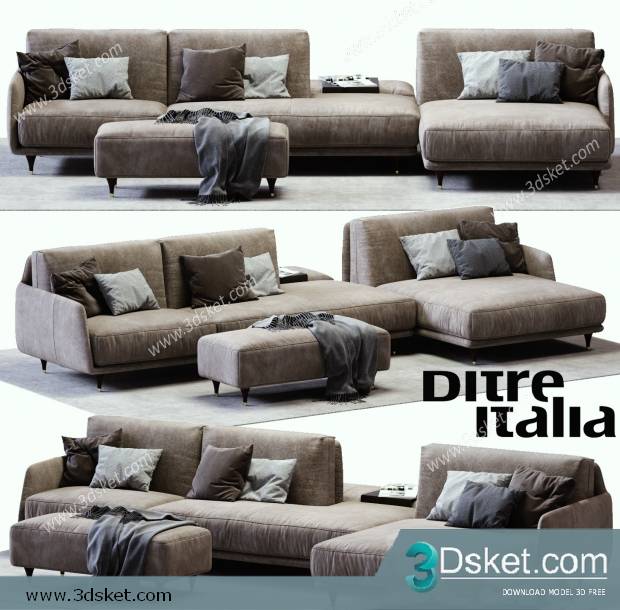3D Model Sofa Free Download 0662