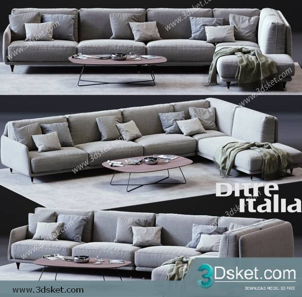 3D Model Sofa Free Download 0665