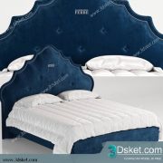 3D Model Bed Free Download Giường 332