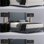 3D Model Bed Free Download Giường 345