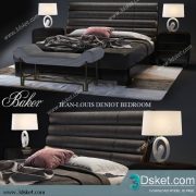 3D Model Bed Free Download Giường 368