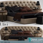 3D Model Bed Free Download Giường 395