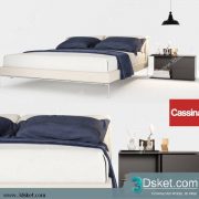 3D Model Bed Free Download Giường 400
