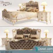 3D Model Bed Free Download Giường 426