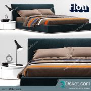 3D Model Bed Free Download Giường 431