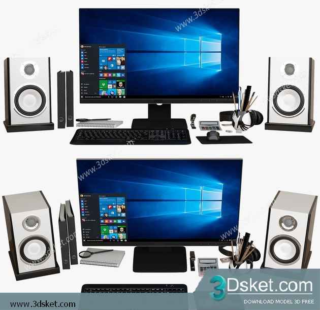 3D Model PC Free Download 004