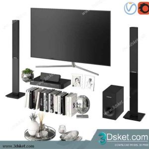 3D Model TV Free Download 011