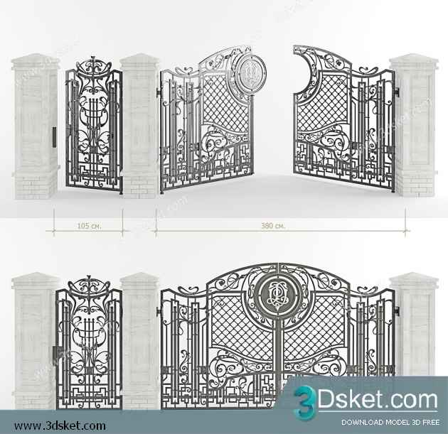 3D Model Doors Free Download 040