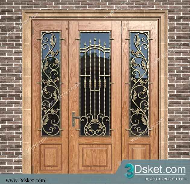 3D Model Doors Free Download 046