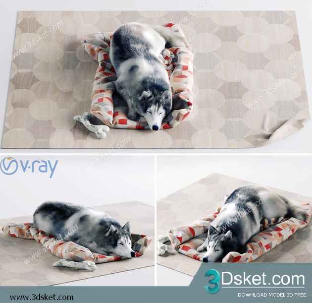 3D Model Creature Free Download 005