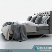 3D Model Bed Free Download Giường 459