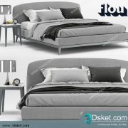 3D Model Bed Free Download Giường 466