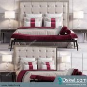 3D Model Bed Free Download Giường 471