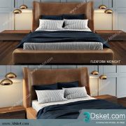 3D Model Bed Free Download Giường 479