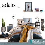 3D Model Bed Free Download Giường 498