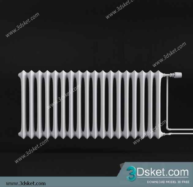 3D Model Fireplace Free Download 004