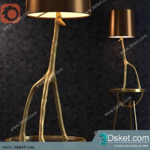Free Download Table Lamp 3D Model 0227