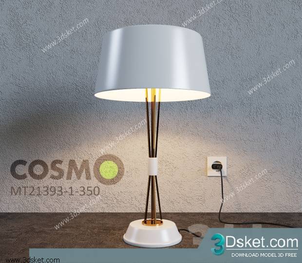 Free Download Table Lamp 3D Model 0230