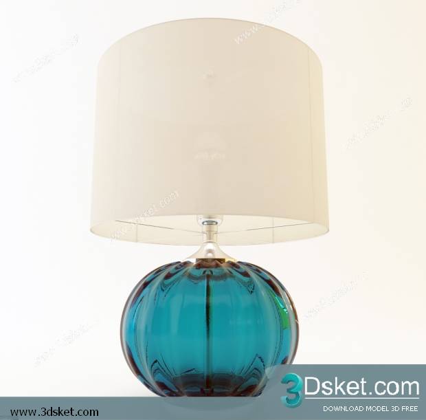 Free Download Table Lamp 3D Model 0232