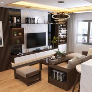 3D Interior Model Kitchen Living room 004 Scene 3dsmax