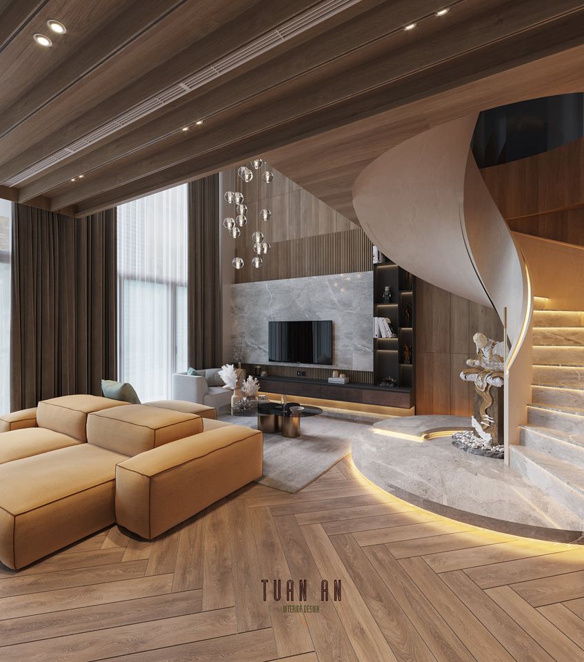 3D Interior Model Kitchen Living room 0232 Scene 3dsmax