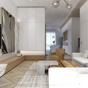 3D Interior Model Kitchen Living room 0234 Scene 3dsmax