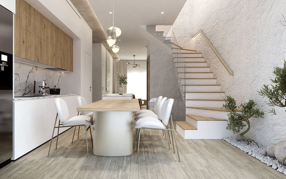 3D Interior Model Kitchen Living room 0234 Scene 3dsmax