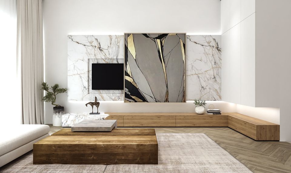 3D Interior Model Kitchen Living room 0234 Scene 3dsmax