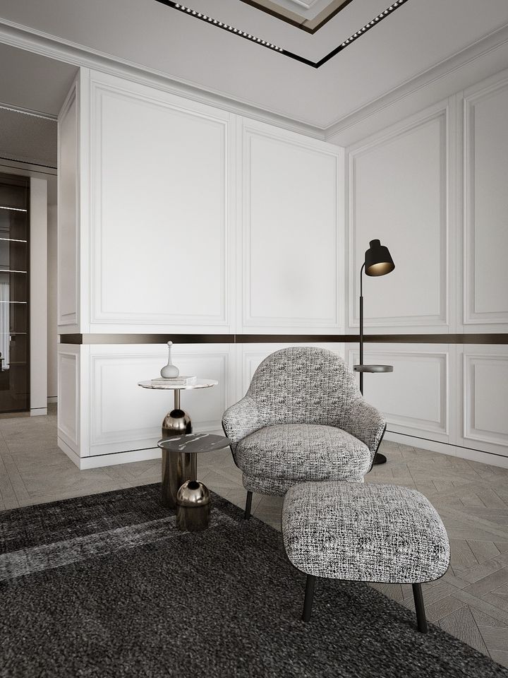 3D Interior Model Kitchen Living room 0235 Scene 3dsmax